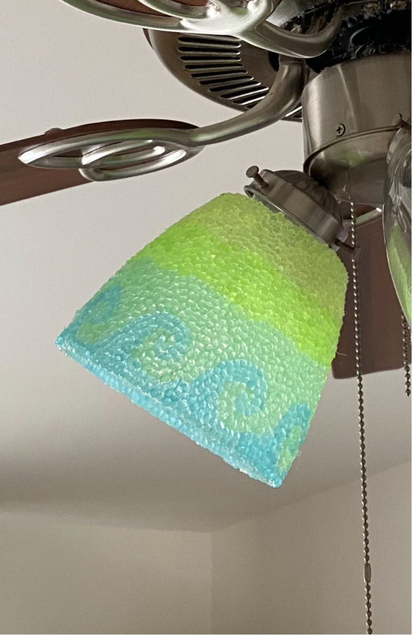 Ceiling Fan Glow-in-the-Dark Glass Shade Replacement
