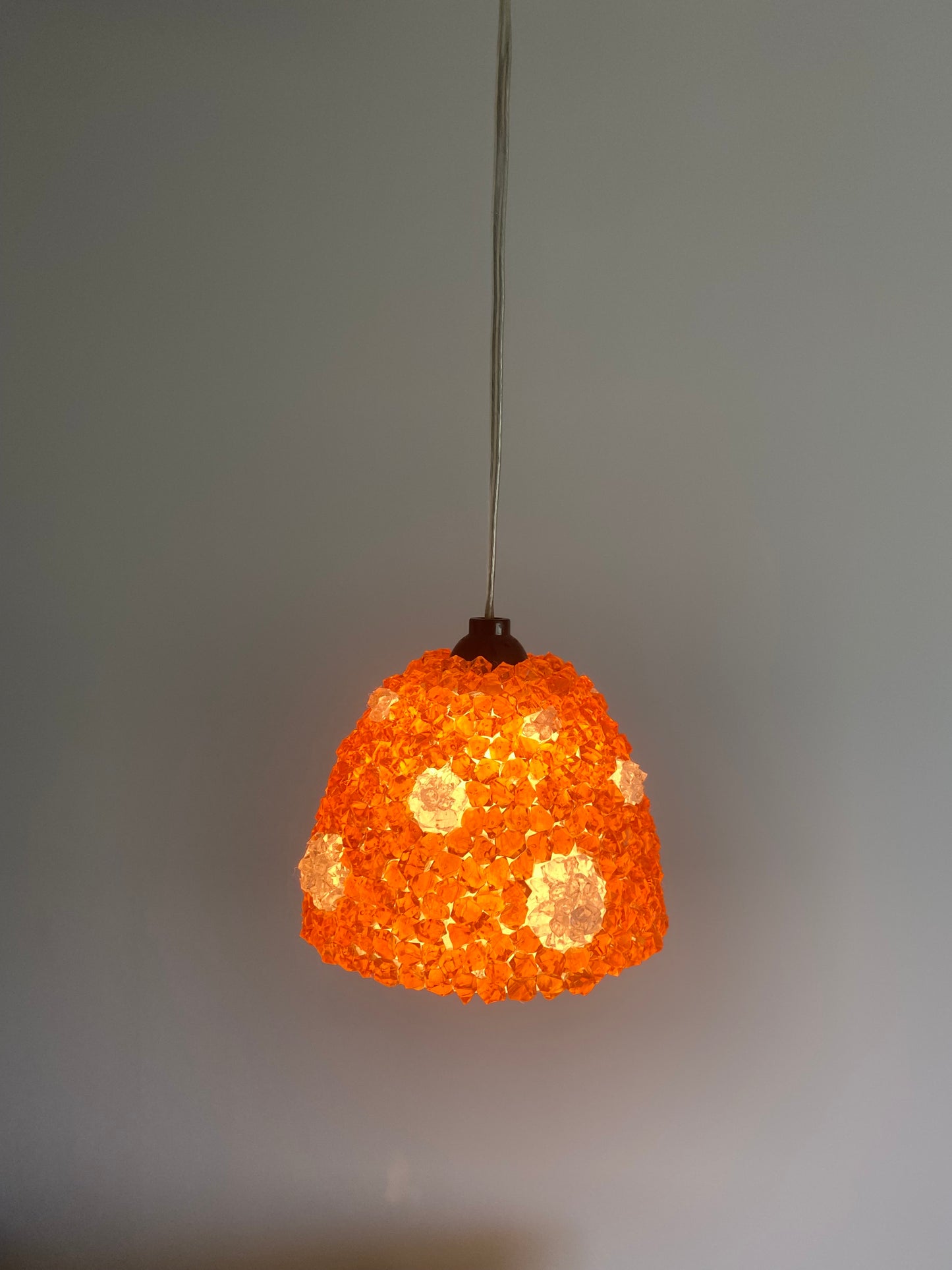 Custom Hanging Lamp Shade - Handmade Glass Pendant Light Shade - Vibrant Glow, Made to Match Your Decor
